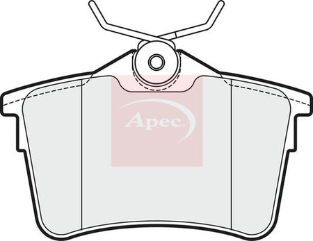 Apec PAD1659 Brake Pad Set, disc brake - 1