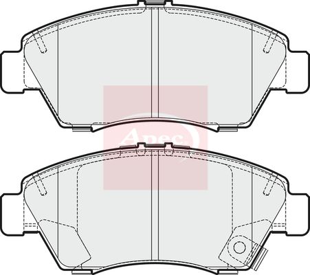 Apec PAD1660 Brake Pad Set, disc brake - 1