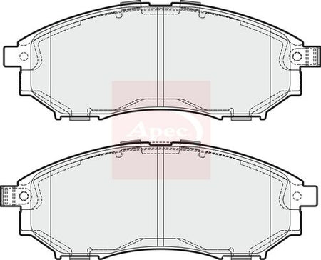 Apec PAD1662 Brake Pad Set, disc brake - 1