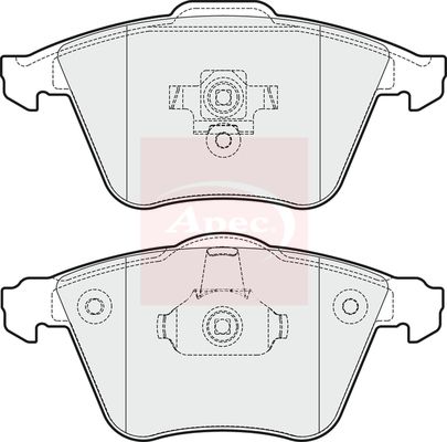Apec PAD1663 Brake Pad Set, disc brake - 1