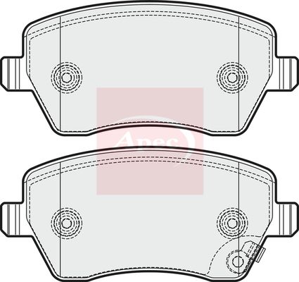 Apec PAD1664 Brake Pad Set, disc brake - 1