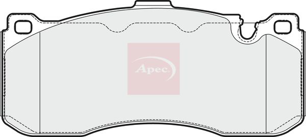 Apec PAD1667 Brake Pad Set, disc brake - 1