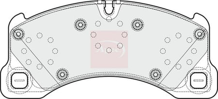 Apec PAD1670 Brake Pad Set, disc brake - 1