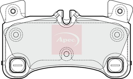 Apec PAD1671 Brake Pad Set, disc brake - 1