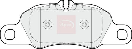Apec PAD1677 Brake Pad Set, disc brake - 1