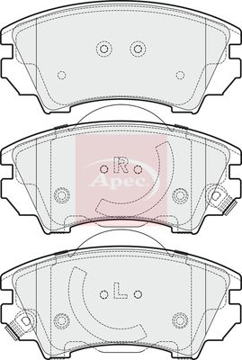 Apec PAD1684 Brake Pad Set, disc brake - 1