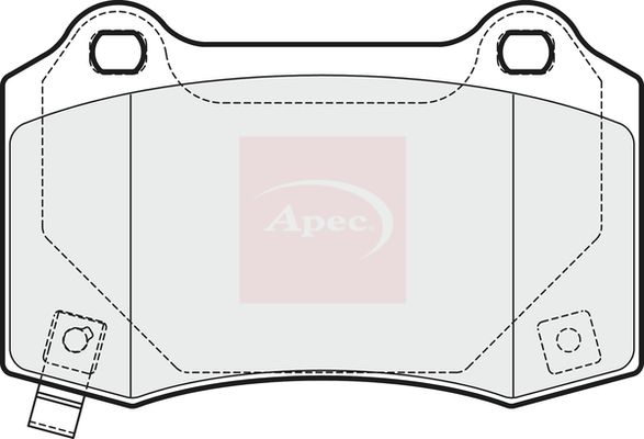 Apec PAD1688 Brake Pad Set, disc brake - 1