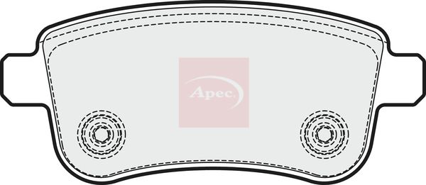 Apec PAD1689 Brake Pad Set, disc brake - 1