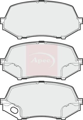 Apec PAD1690 Brake Pad Set, disc brake - 1