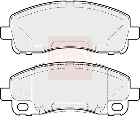 Apec PAD1691 Brake Pad Set, disc brake - 1