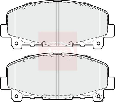 Apec PAD1693 Brake Pad Set, disc brake - 1