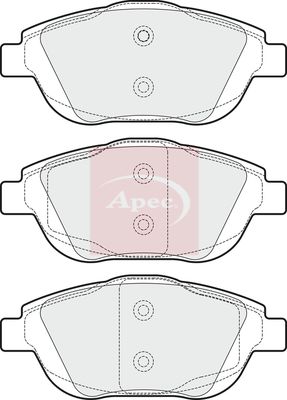 Apec PAD1694 Brake Pad Set, disc brake - 1