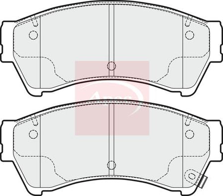 Apec PAD1698 Brake Pad Set, disc brake - 1