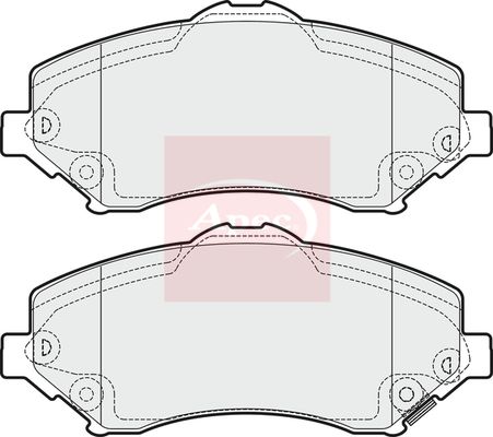Apec PAD1700 Brake Pad Set, disc brake - 1