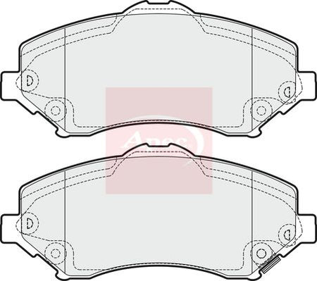 Apec PAD1700 Brake Pad Set, disc brake - 1