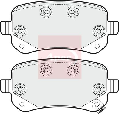 Apec PAD1701 Brake Pad Set, disc brake - 1