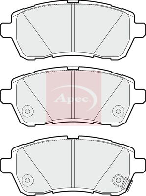 Apec PAD1706 Brake Pad Set, disc brake - 1