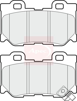 Apec PAD1710 Brake Pad Set, disc brake - 1