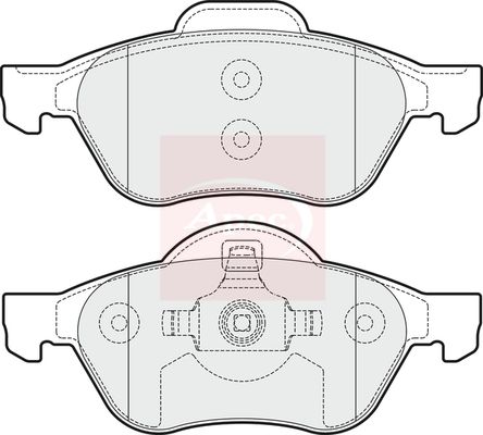 Apec PAD1716 Brake Pad Set, disc brake - 1