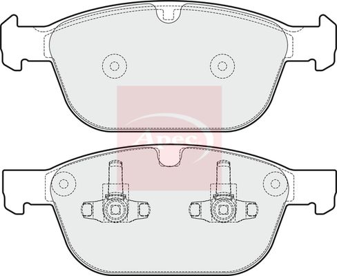 Apec PAD1719 Brake Pad Set, disc brake - 1