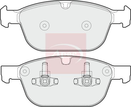 Apec PAD1719 Brake Pad Set, disc brake - 1