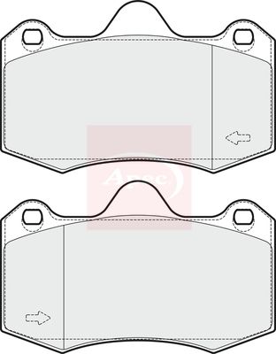 Apec PAD1721 Brake Pad Set, disc brake - 1