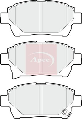 Apec PAD1722 Brake Pad Set, disc brake - 1