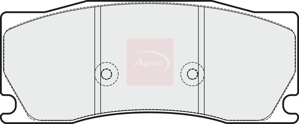 Apec PAD1724 Brake Pad Set, disc brake - 1
