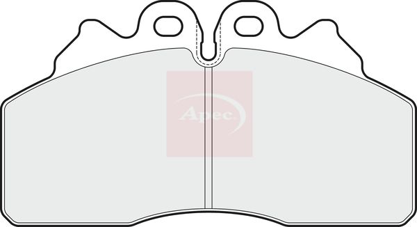 Apec PAD1728 Brake Pad Set, disc brake - 1
