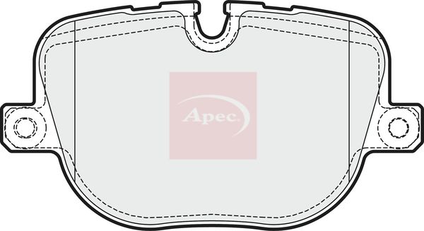Apec PAD1729 Brake Pad Set, disc brake - 1