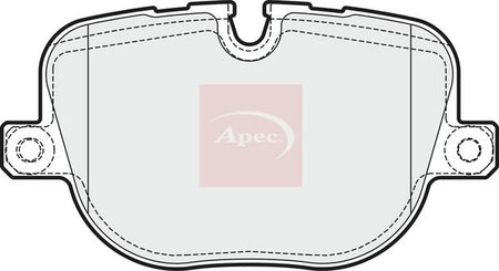 Apec PAD1729 Brake Pad Set, disc brake - 1
