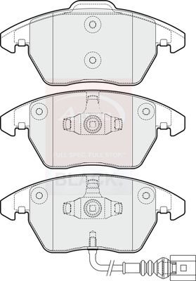 Apec PAD1731B Brake Pad Set, disc brake - 1