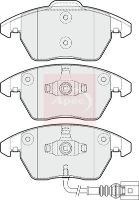 Apec PAD1731 Brake Pad Set, disc brake - 1