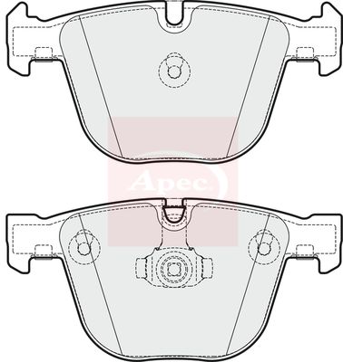 Apec PAD1732 Brake Pad Set, disc brake - 1