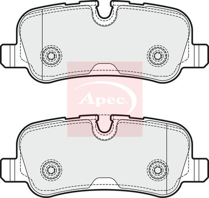 Apec PAD1733 Brake Pad Set, disc brake - 1