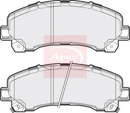 Apec PAD1736 Brake Pad Set, disc brake - 1