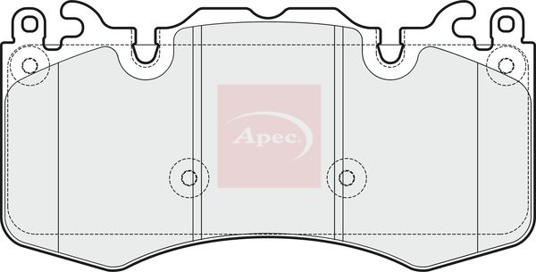 Apec PAD1737 Brake Pad Set, disc brake - 1