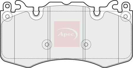Apec PAD1737 Brake Pad Set, disc brake - 1