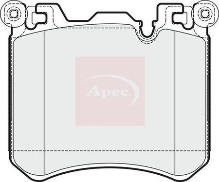 Apec PAD1738 Brake Pad Set, disc brake - 1