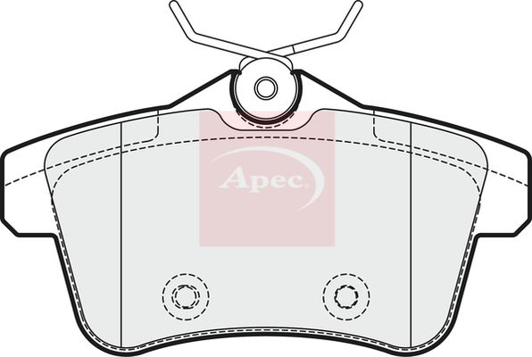 Apec PAD1741 Brake Pad Set, disc brake - 1