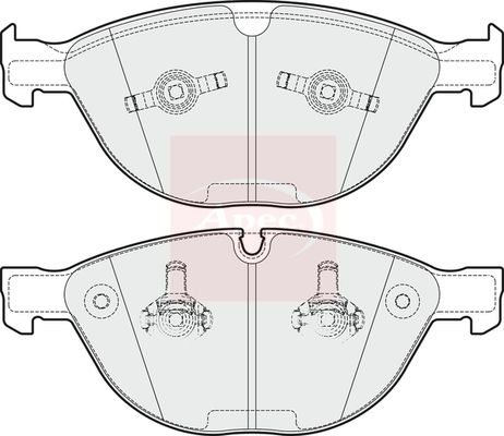 Apec PAD1742 Brake Pad Set, disc brake - 1