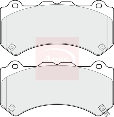 Apec PAD1743 Brake Pad Set, disc brake - 1