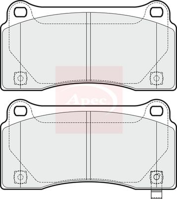 Apec PAD1746 Brake Pad Set, disc brake - 1