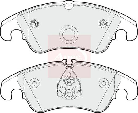Apec PAD1749 Brake Pad Set, disc brake - 1