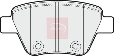 Apec PAD1751 Brake Pad Set, disc brake - 1
