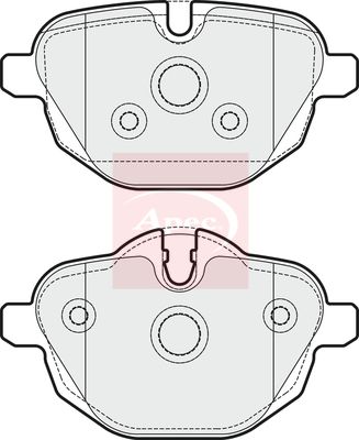 Apec PAD1752 Brake Pad Set, disc brake - 1