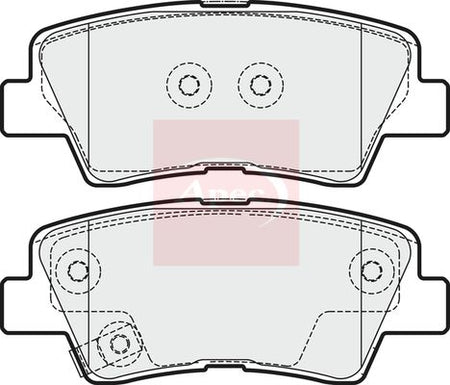 Apec PAD1754 Brake Pad Set, disc brake - 1