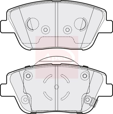 Apec PAD1755 Brake Pad Set, disc brake - 1