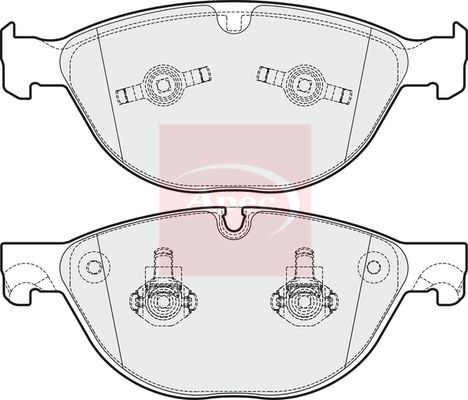 Apec PAD1757 Brake Pad Set, disc brake - 1