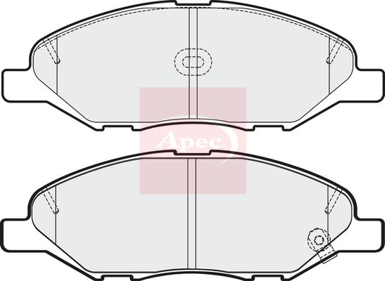 Apec PAD1760 Brake Pad Set, disc brake - 1